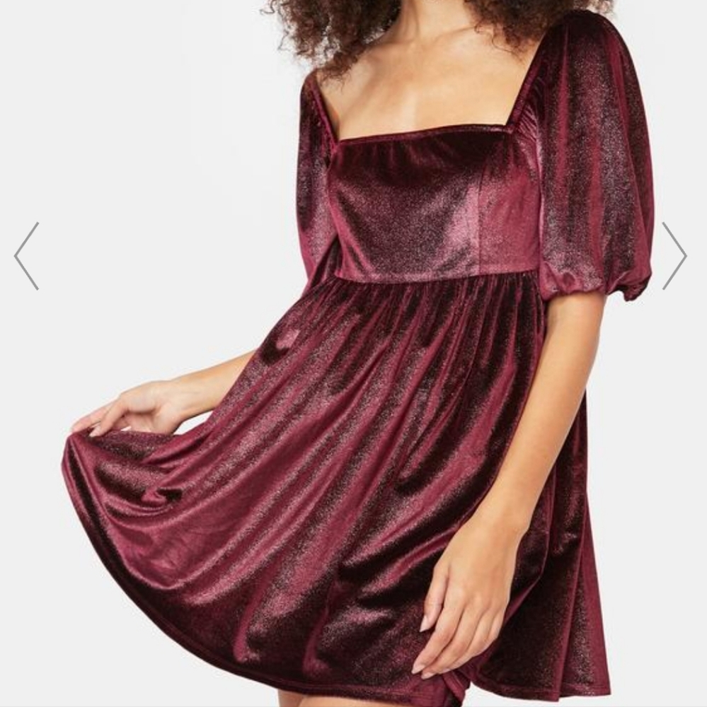 Dolls Kill Babydoll Dress Size M